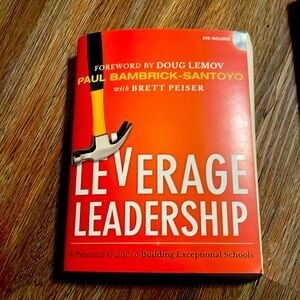 Leverage Leadership Book complete with DVD for educators. 2 copies available